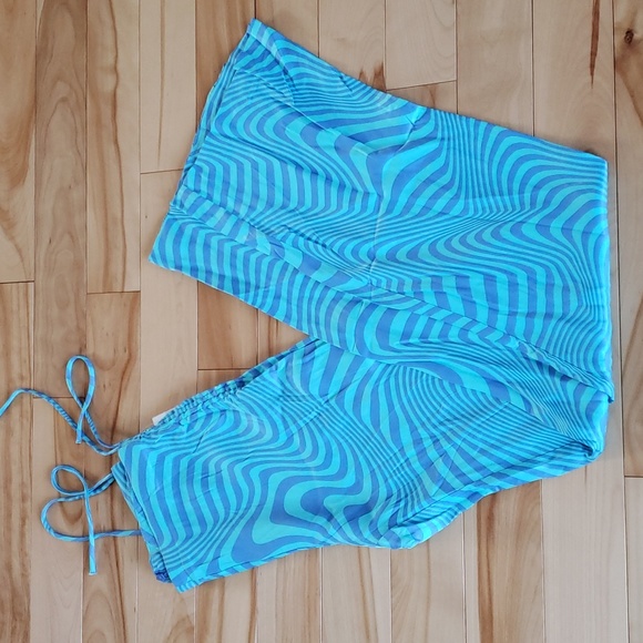 ZARA Flared satiny retro pants - Picture 4 of 9